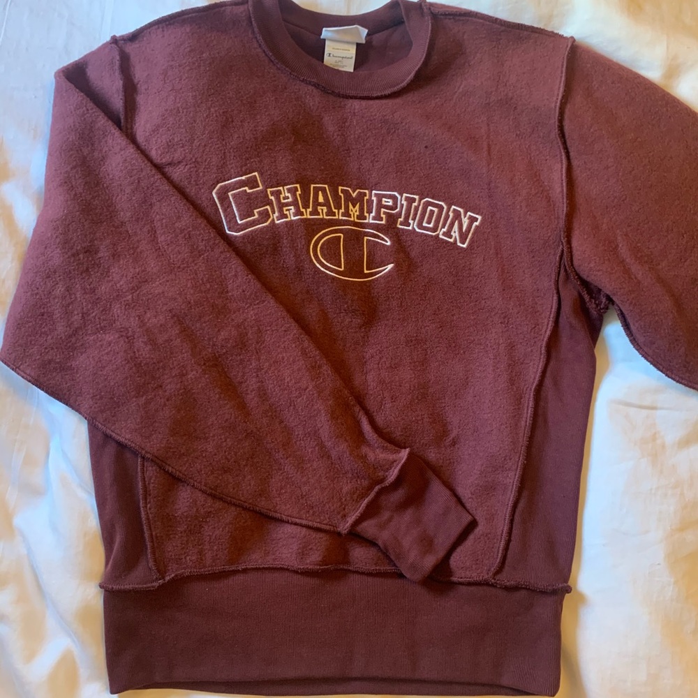 Champion Maroon Crewneck Sweater